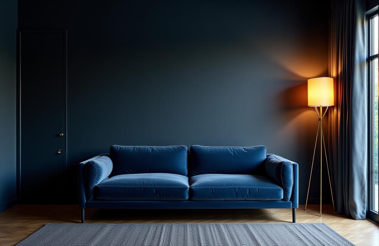 Sophisticated dark interior design